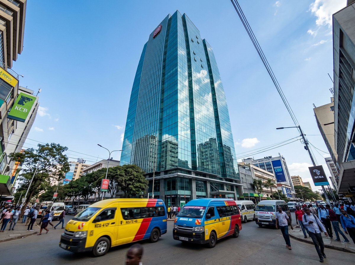 Commercial office tower in Nairobi CBD managed by Liphrah Agencies